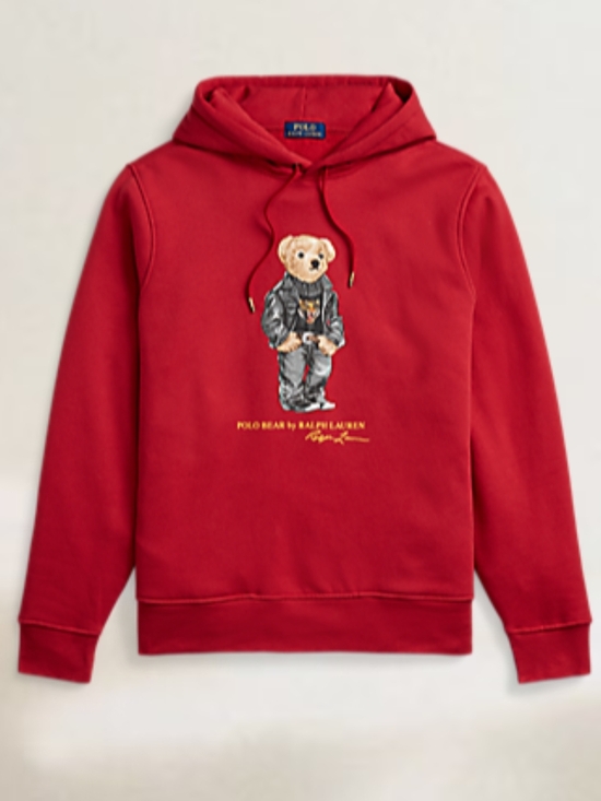 Polo Ralph Lauren Other - Polo by Ralph Lauren Red Bear Hoodie